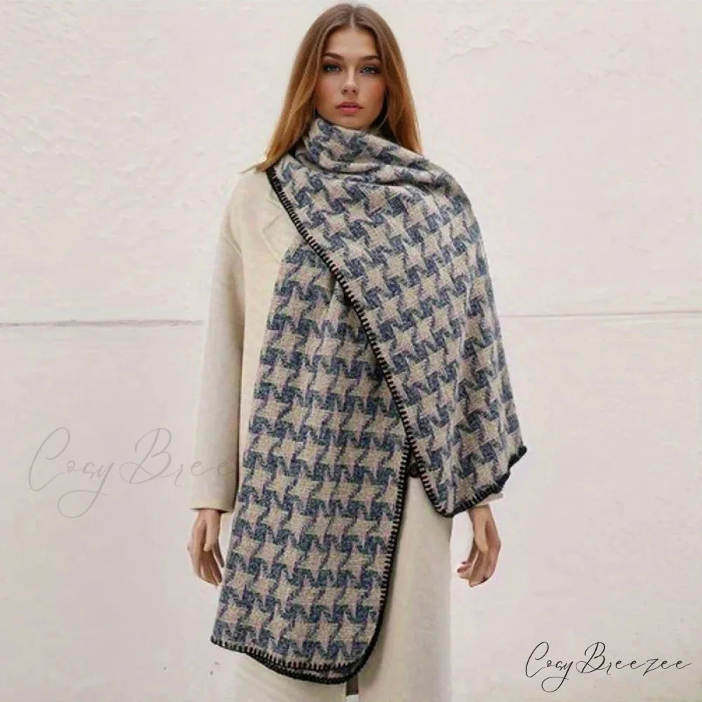 Plaid Cashmere Shawl Winter Scarf Color2 / 65x200cm scarf-241228
