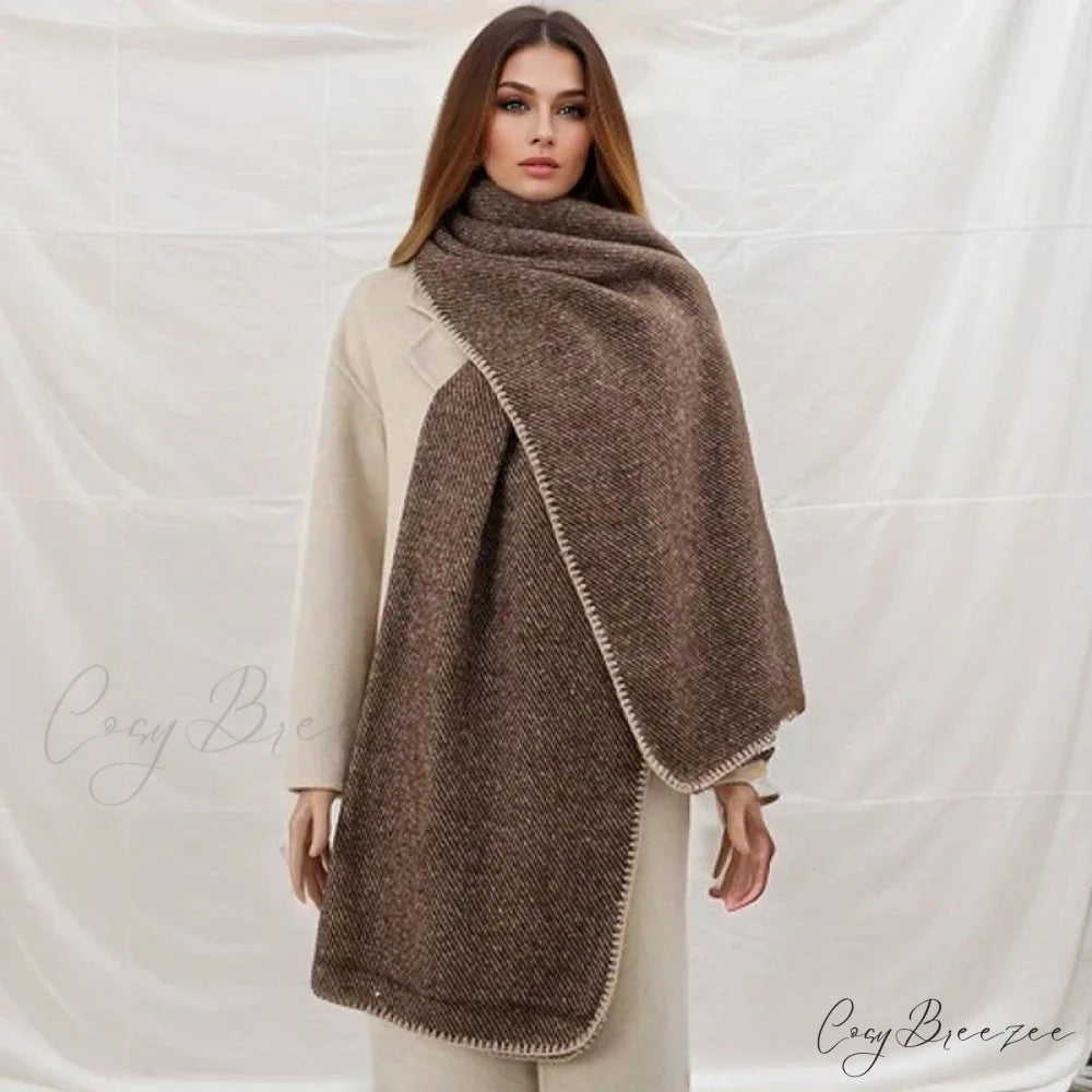 Plaid Cashmere Shawl Winter Scarf Color6 / 65x200cm scarf-241228