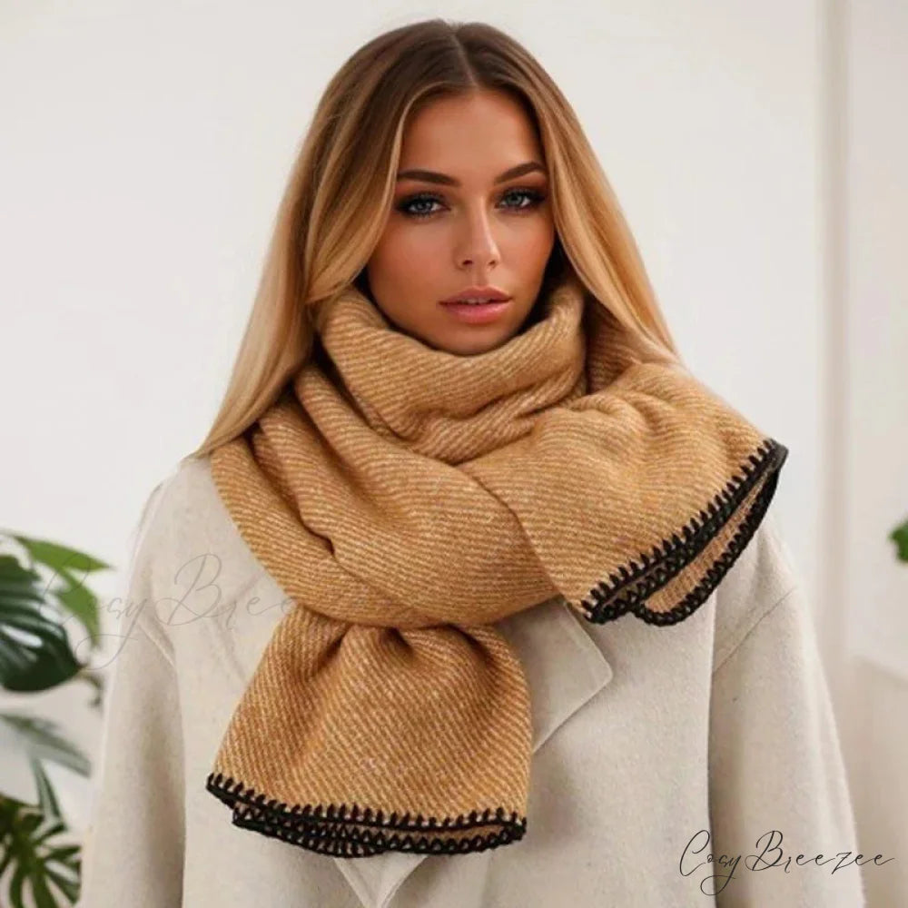 Plaid Cashmere Shawl Winter Scarf Color7 / 65x200cm scarf-241228