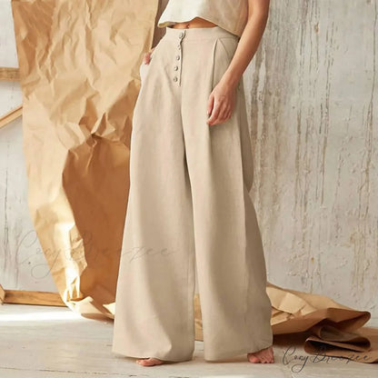 Plaid Pattern Self-Slimming Flare Stylish Pant Khaki / M pant-250223
