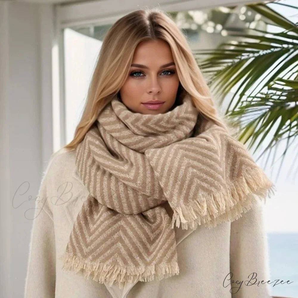 Plaid Print Cashmere Winter Travel Scarf Multi Color2 / 65x200cm scarf-241228