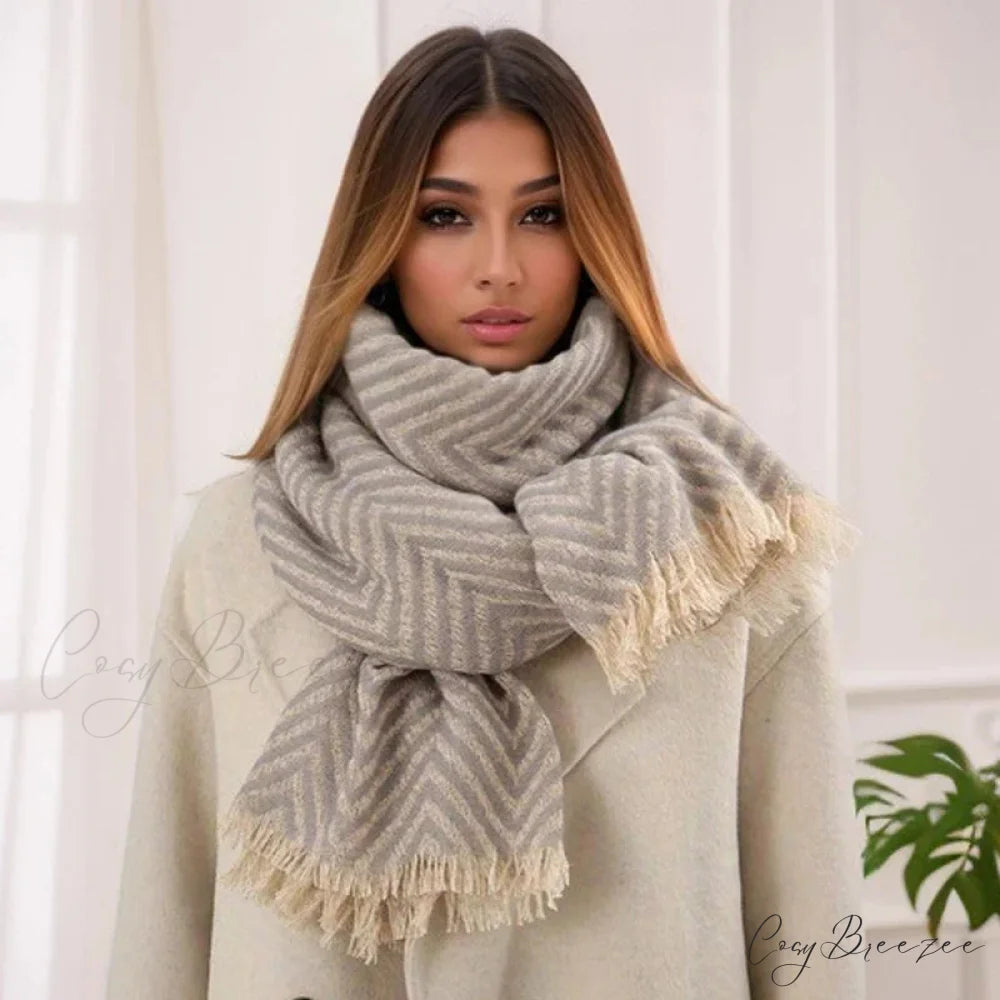Plaid Print Cashmere Winter Travel Scarf Multi Color6 / 65x200cm scarf-241228