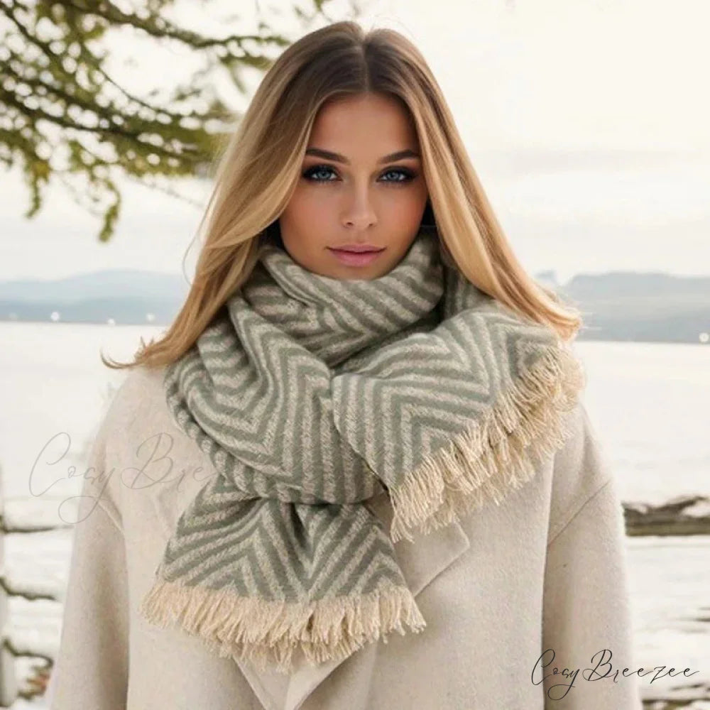 Plaid Print Cashmere Winter Travel Scarf Multi Color7 / 65x200cm scarf-241228
