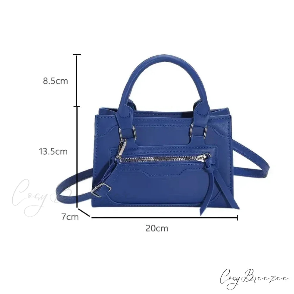 Plaid PU Leather Designer Small Crossbody Handbag handbag-250126