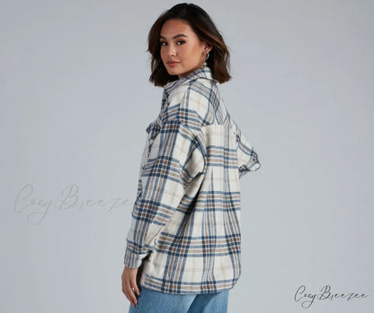 Plaid Shacket - Chill Out