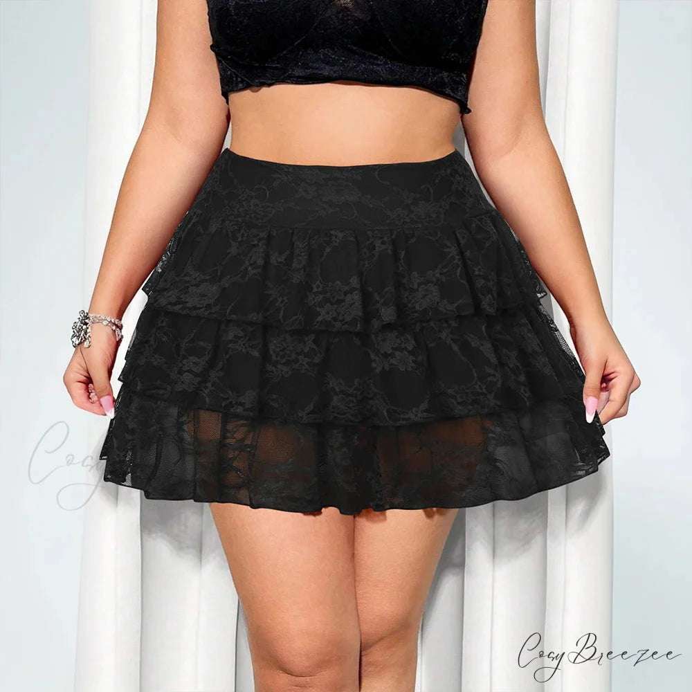 Plaid Sleepwear Relaxed Fit Stretchy Waist Pant skirts-250223