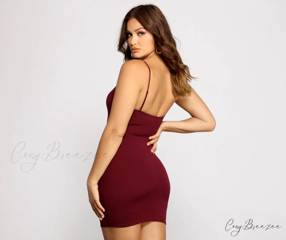 Pleat Me Tonight Charming Asymmetrical Mini Dress