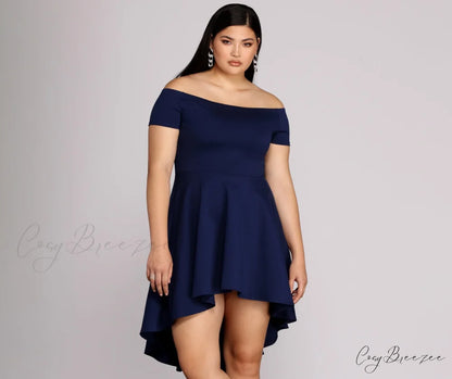 Plus All The Charming Rage Skater Dress