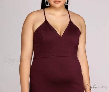 Plus Midnight Stylish Dreams Bodycon Dress