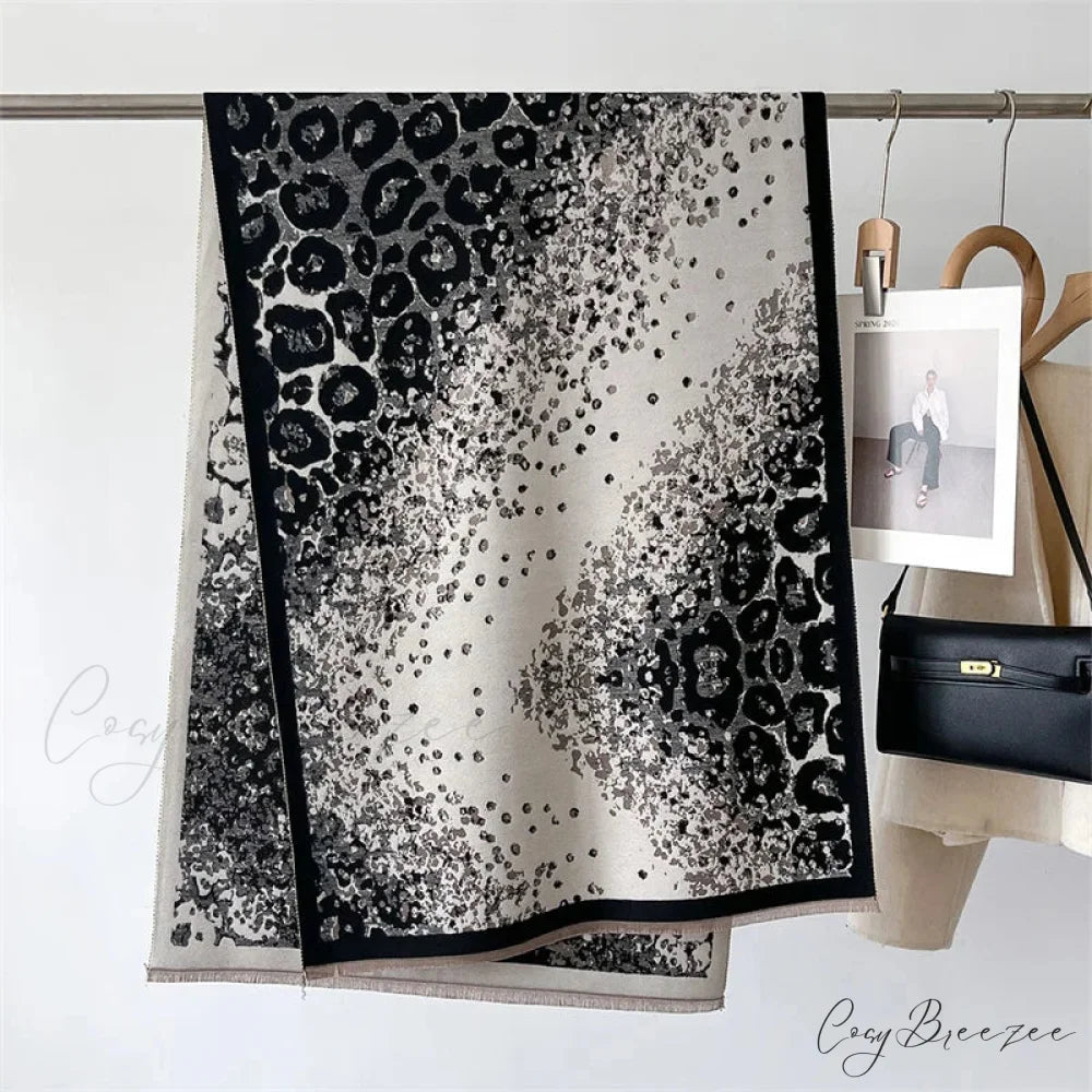 Premium Brand Cashmere Floral Scarf scarf-241228