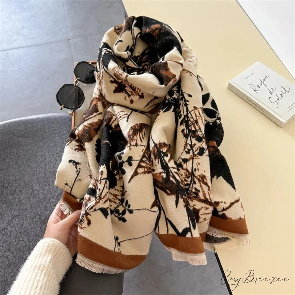 Premium Pashmina Shawl Winter Scarf scarf-241228