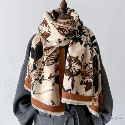 Premium Pashmina Shawl Winter Scarf black scarf-241228