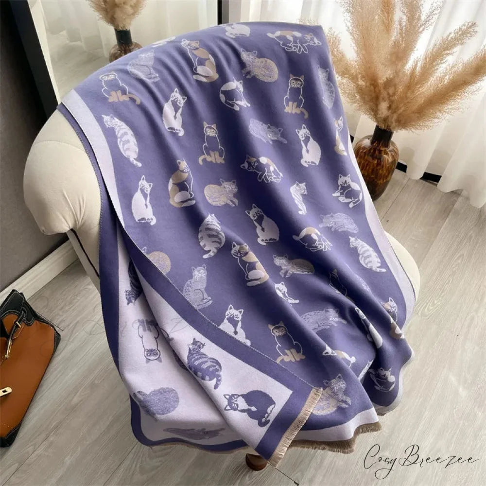 Premium Winter Cashmere Blanket Scarf scarf-241228