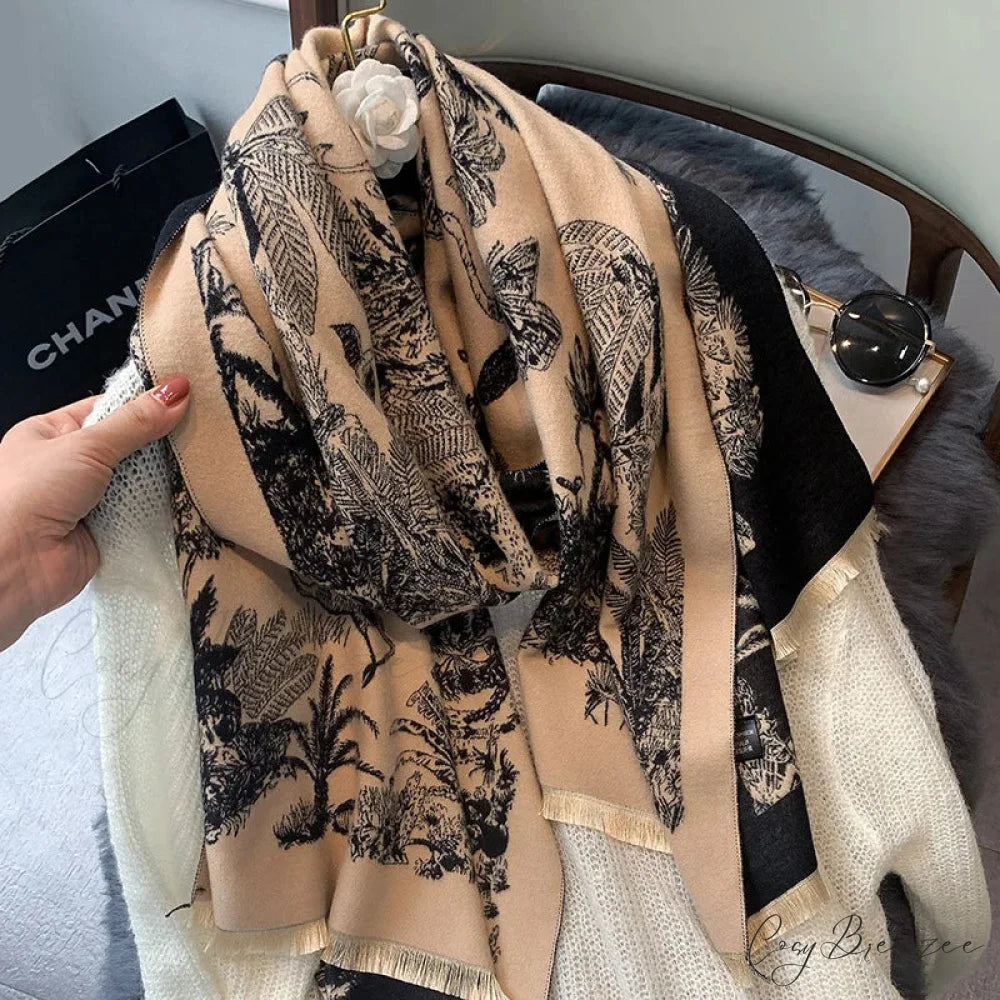 Premium Winter Cashmere Pashmina Blanket Scarf Color3 scarf-241228