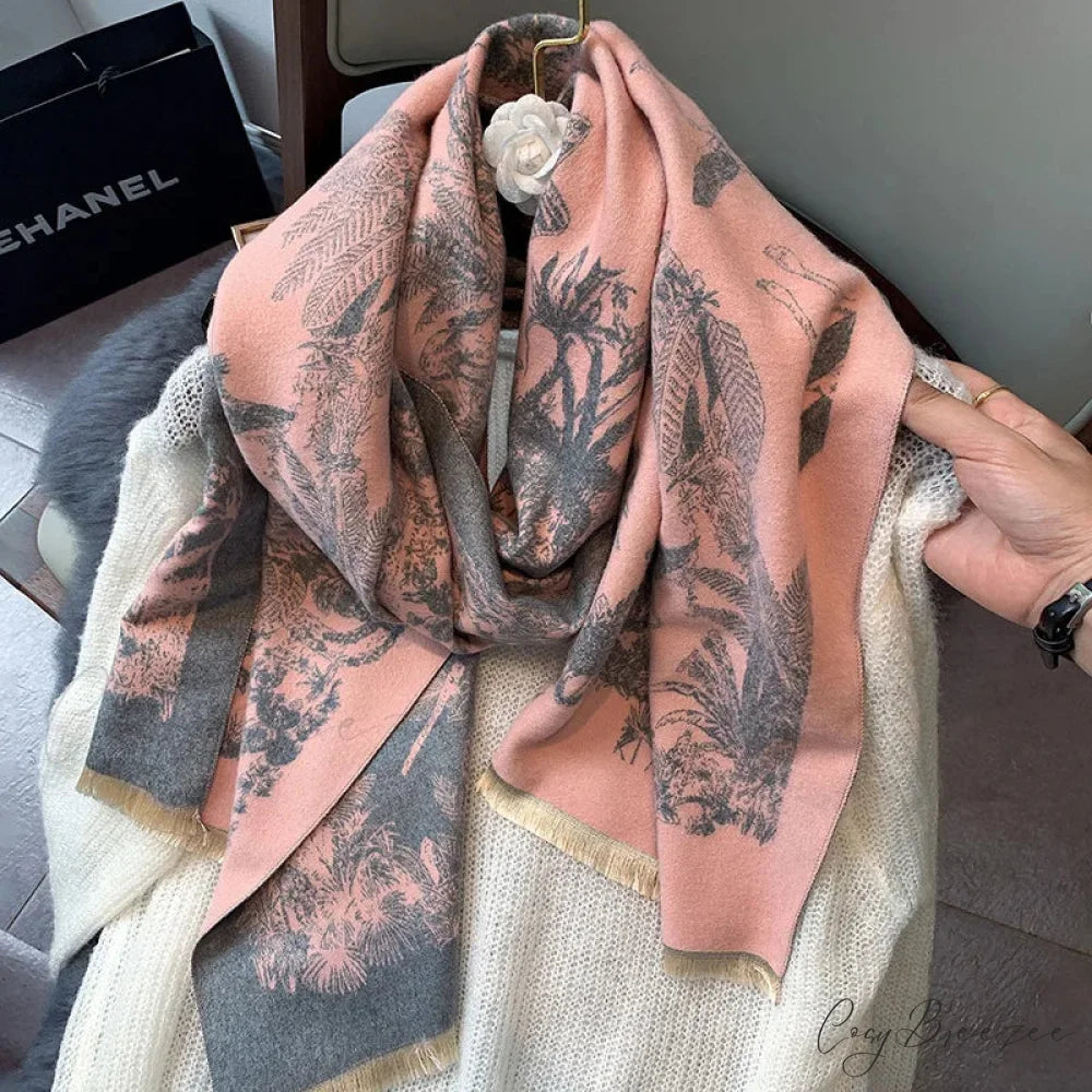 Premium Winter Cashmere Pashmina Blanket Scarf Color4 scarf-241228