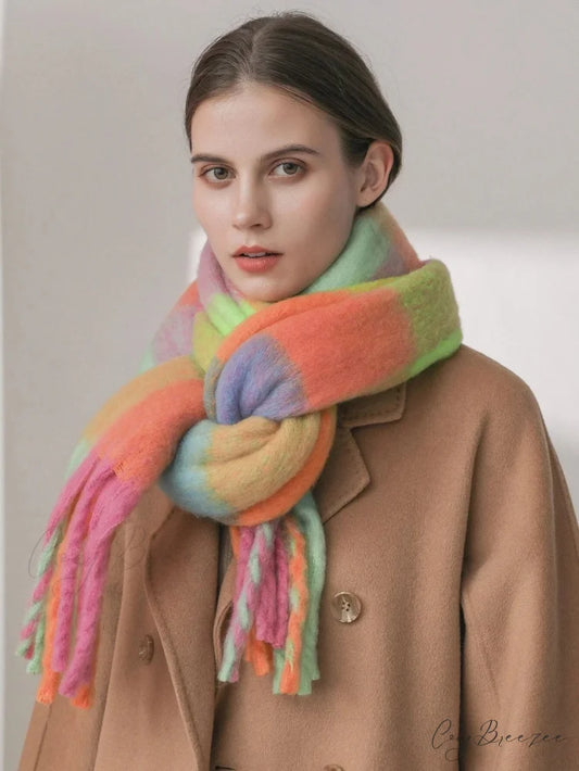 Premium Winter Cashmere Shawl Wrap Scarf scarf-241228