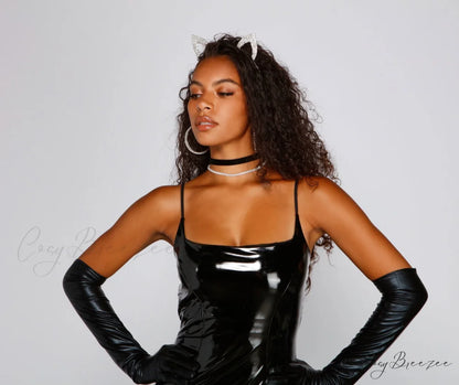 Pretty Purrfect Look Charming Sleek Mini Dress