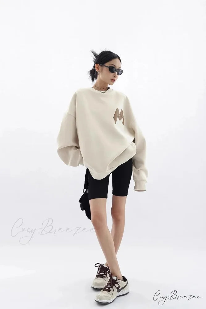 Printed Trendy Loose Casual Cozy Hoodie