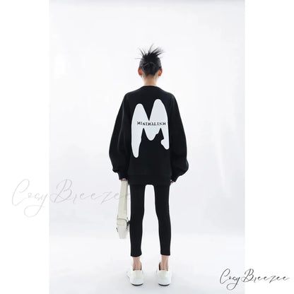 Printed Trendy Loose Casual Cozy Hoodie