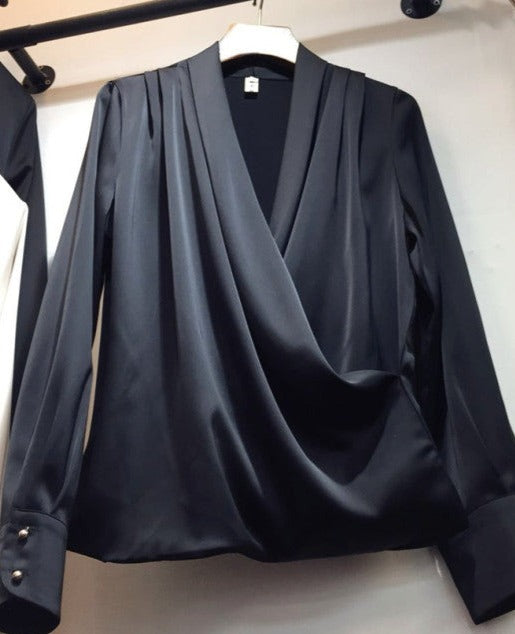 ADELINA SILK BLOUSE