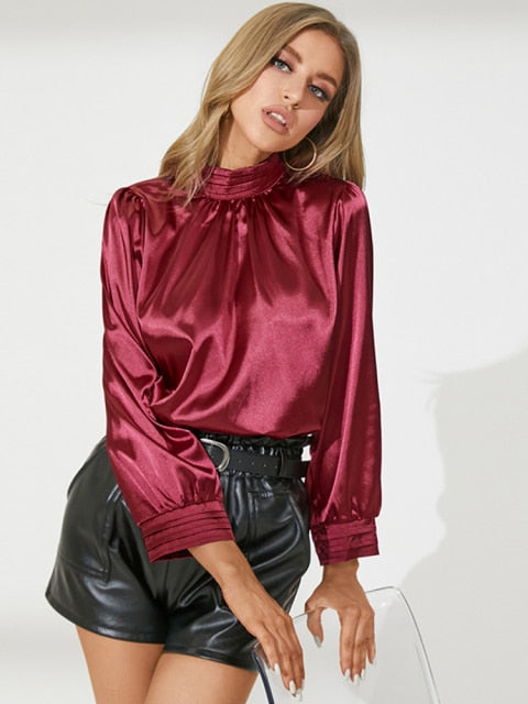 Satin Top by Weina