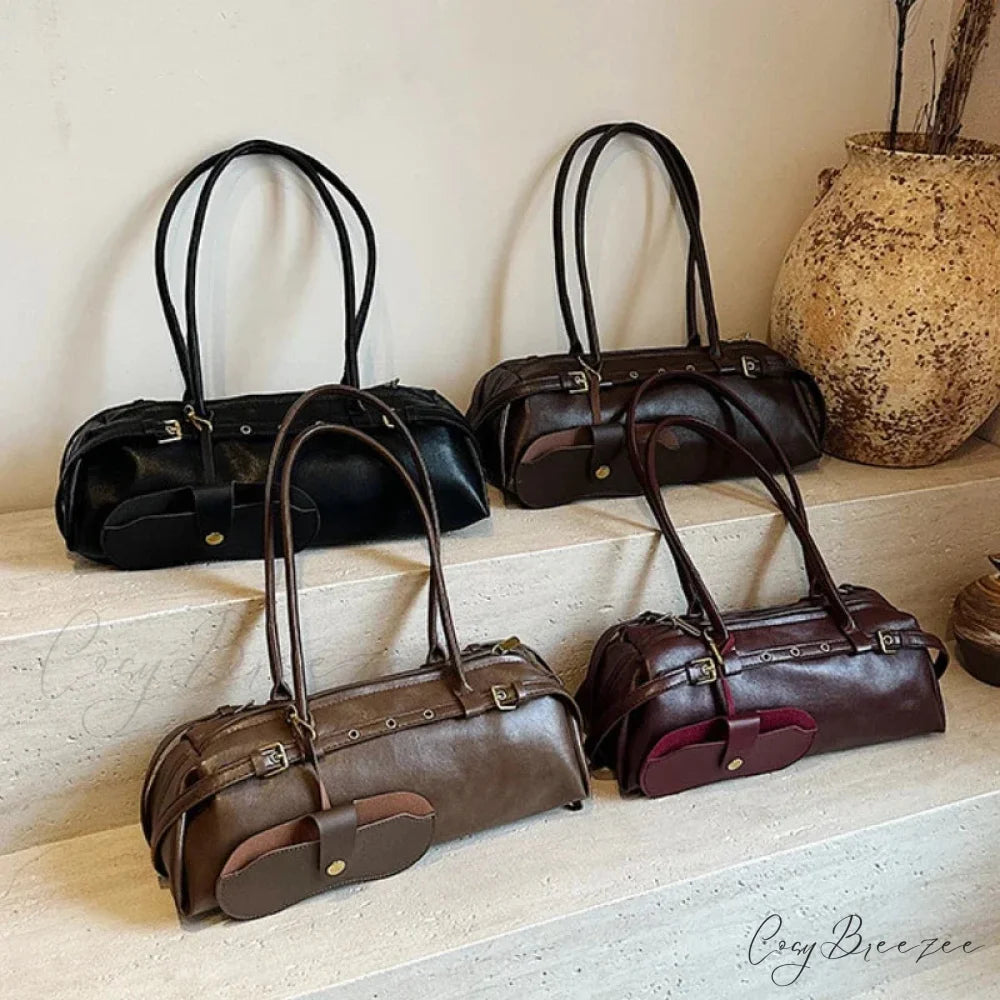 PU Leather Buckle Fashion Bag shoulder-250126
