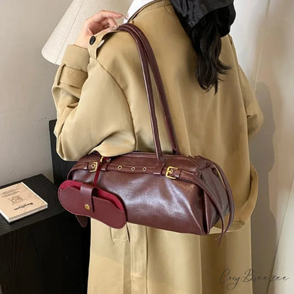 PU Leather Buckle Fashion Bag shoulder-250126