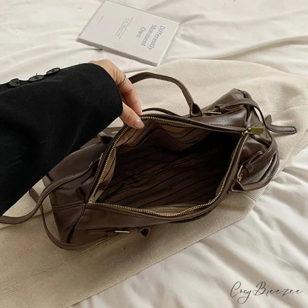 PU Leather Buckle Fashion Bag shoulder-250126