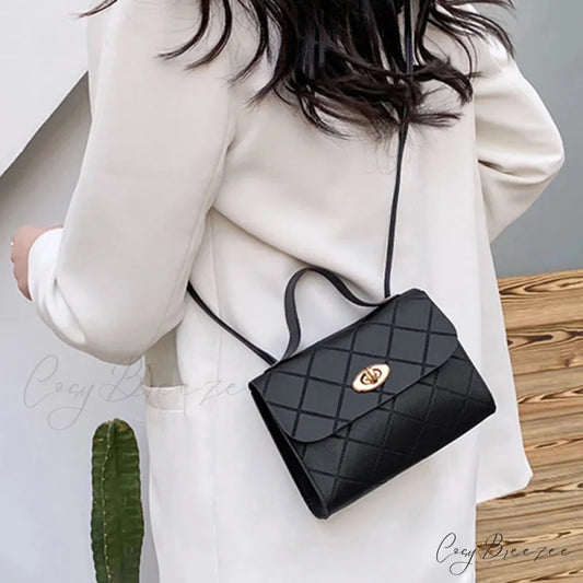 PU Leather Lipstick Phone Storage Crossbody Handbag handbag-250126