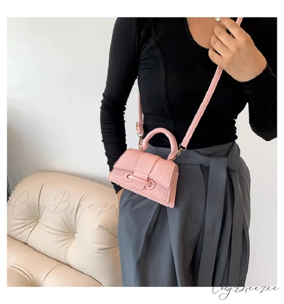 PU Leather Mini Designer Crossbody Womens Bag handbag-250126