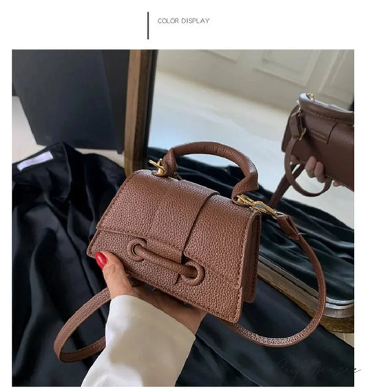 PU Leather Mini Designer Crossbody Womens Bag handbag-250126