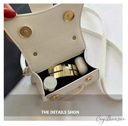 PU Leather Mini Designer Crossbody Womens Bag handbag-250126