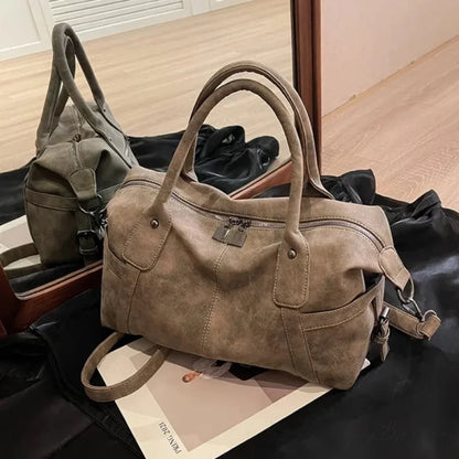 PU Leather Retro Crossbody Bag shoulder-250126
