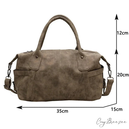 PU Leather Retro Crossbody Bag shoulder-250126