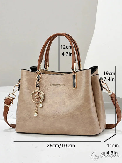 Pure Color Simple Senior Womens Crossbody Handbag handbag-250126