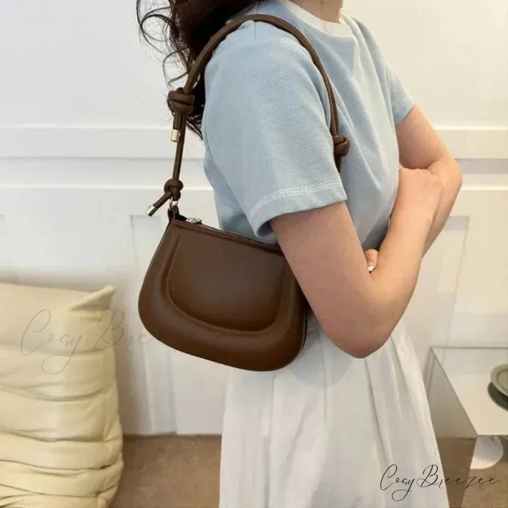 Purple Retro PU Leather Crossbody shoulder-250126