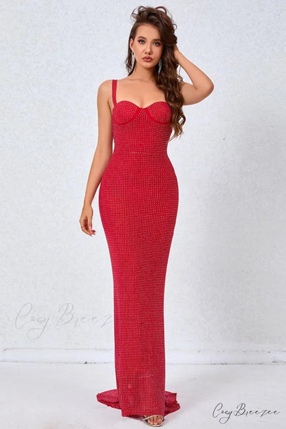 Radiant Presence Graceful Fishtail Maxi Dress