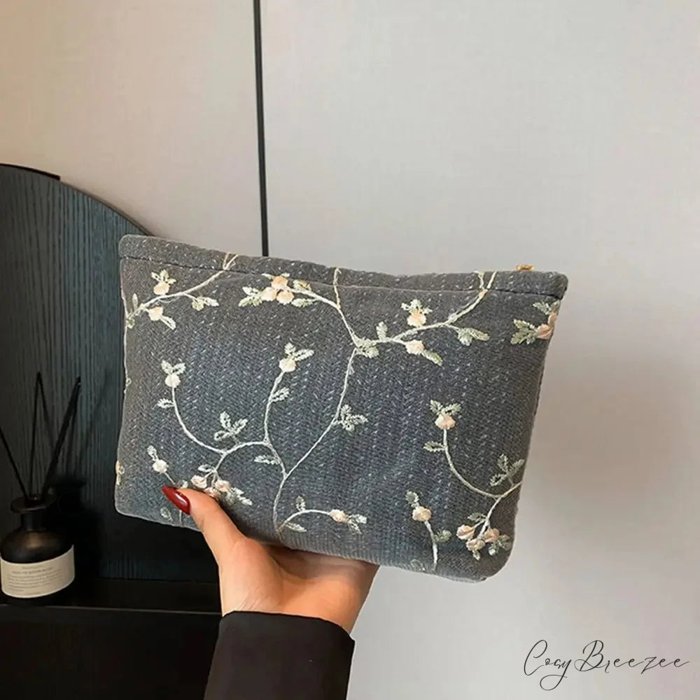 Rattan Handheld Straw Clutch Wristlet Black wristlet-250126