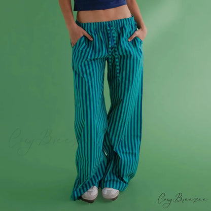 Red Cargo Casual Elevated-Waist Hip-Hop Pant pant-250223