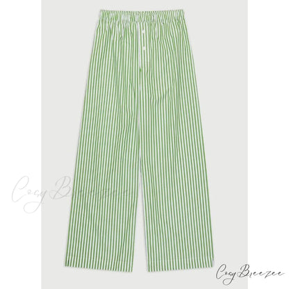 Red Cargo Casual Elevated-Waist Hip-Hop Pant GREEN / S pant-250223
