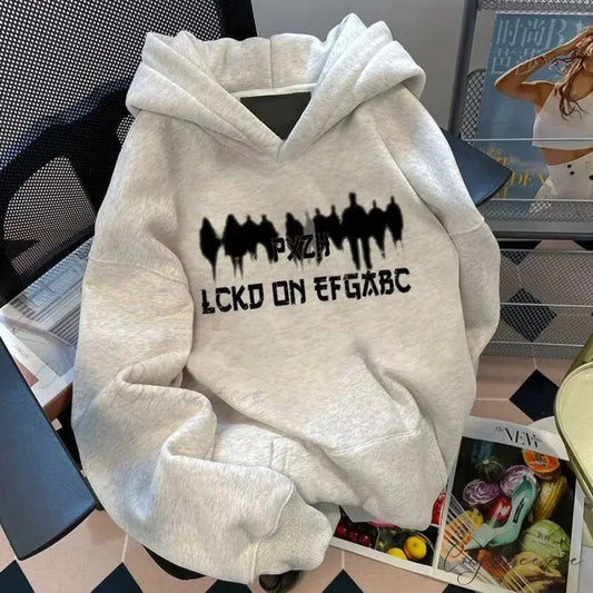 Retro Gothic Graphic Hoodie hoodies-241228