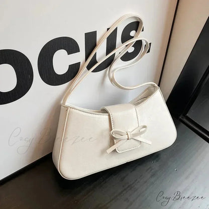 Retro Spring PU Leather Underarm Bag shoulder-250126