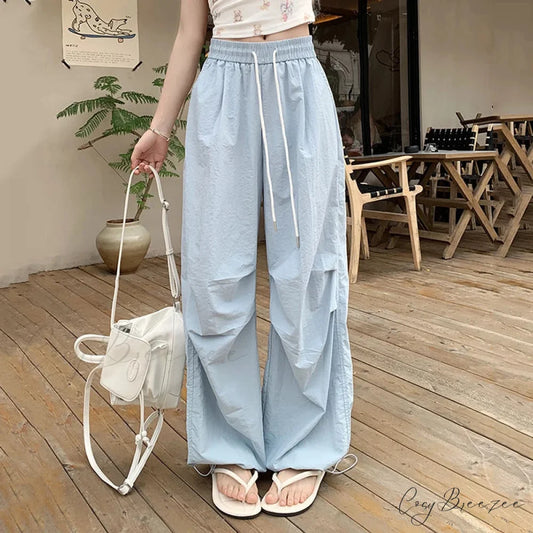 Retro Striped Oversized Baggy Jogger Pant pant-250223