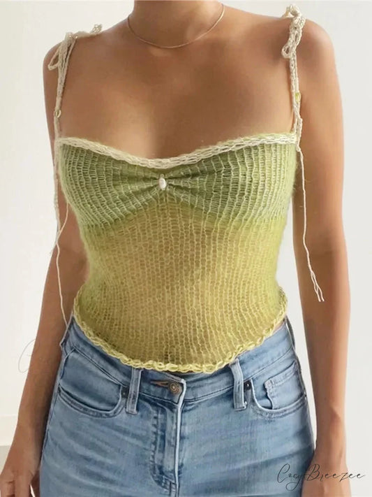 Rib Knit Cutout Slim Crop Top croptop-250223