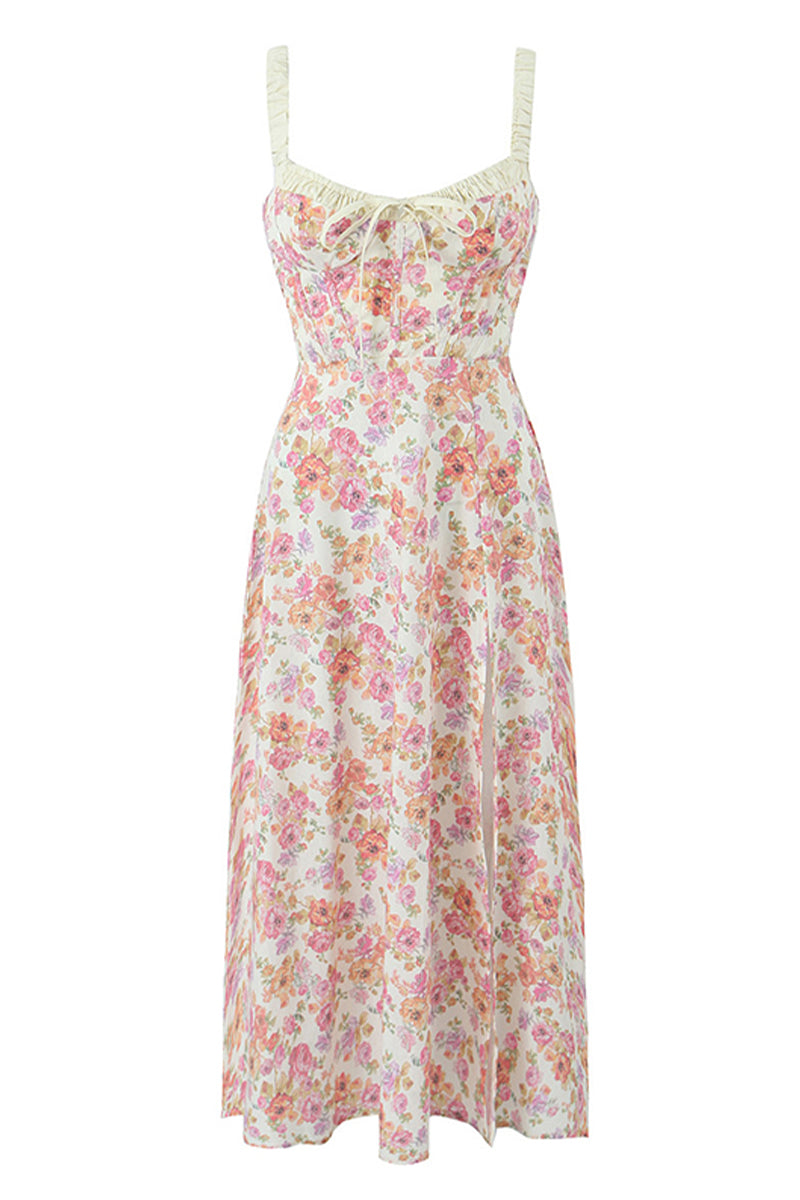 Romance Reason Floral Trendy Print Midi Dress