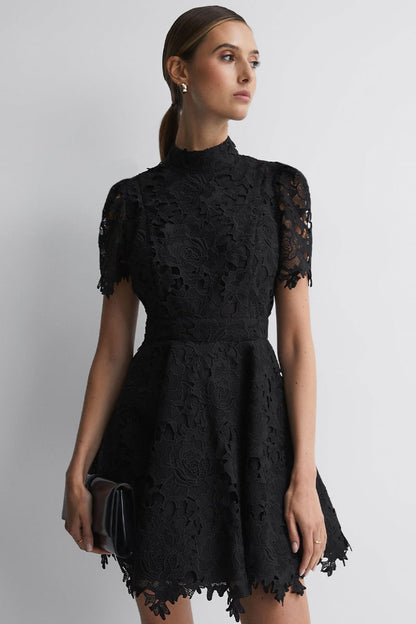 Samira Lace Graceful Mini Dress