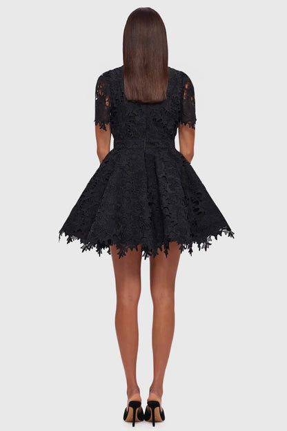 Samira Lace Graceful Mini Dress