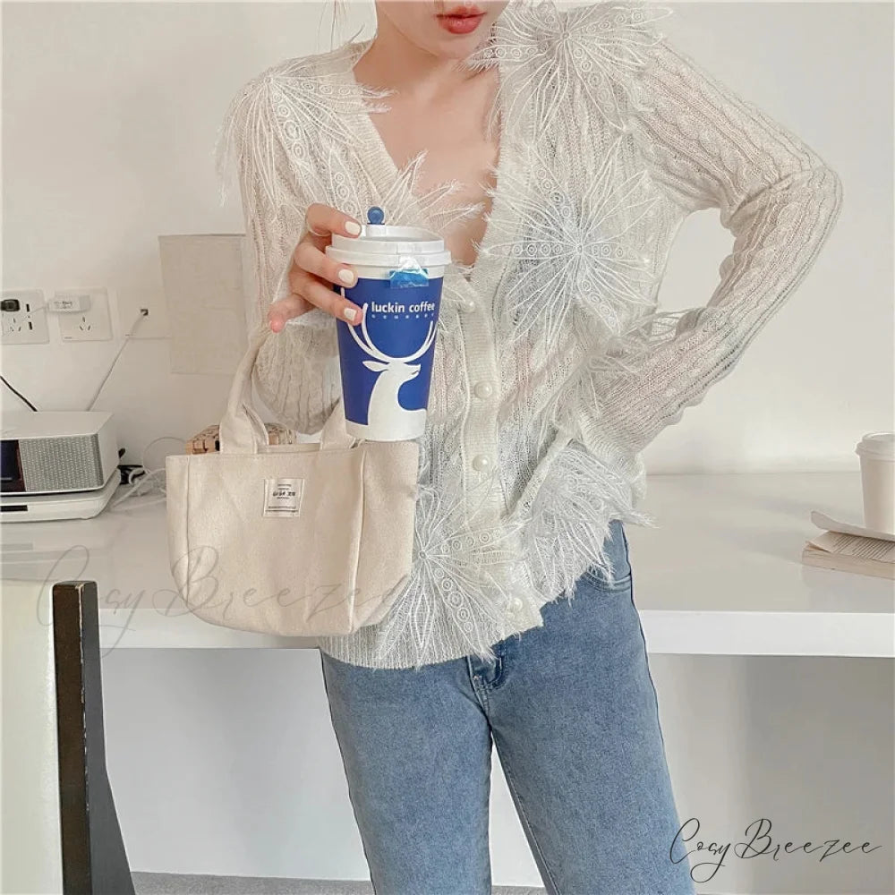 Seductive Embroidered Floral Knit Party Blouse blouse-250126