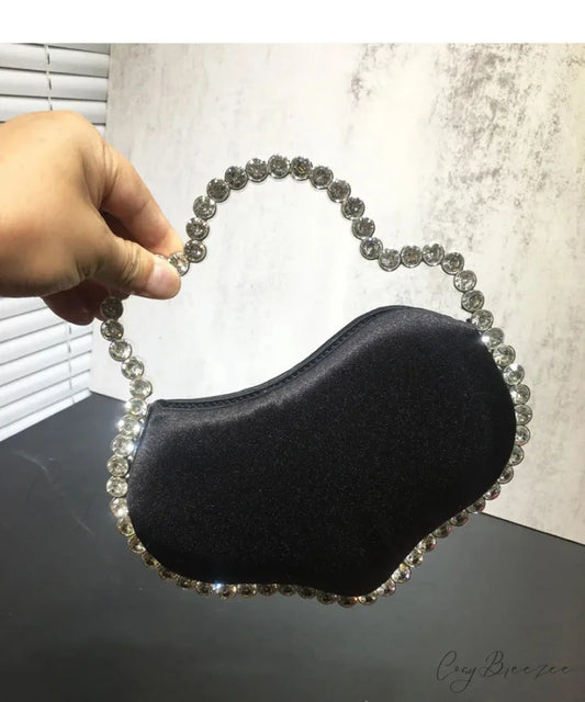 Sequin Diamond Cloud Evening Clutch color same picture wristlet-250126