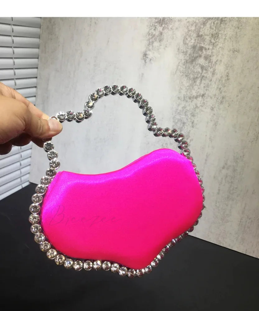 Sequin Diamond Cloud Evening Clutch color same picture1 wristlet-250126